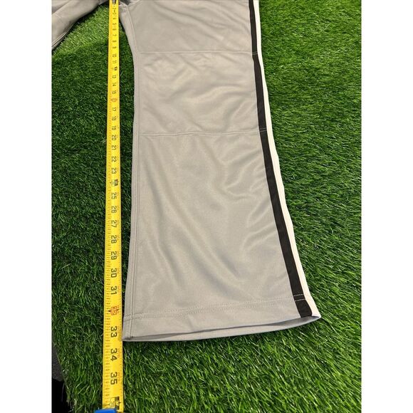 New‎ Balance Baseball Pants 36x33 Gray Piped Joggers Sweatpants [Tag size = 38] - Picture 9 of 10
